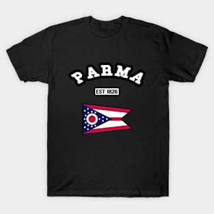 🏹 Parma Ohio Strong, Buckeye State Flag, Est 1826, City Pride T-Shirt